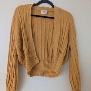 Yellow artizia cardigan